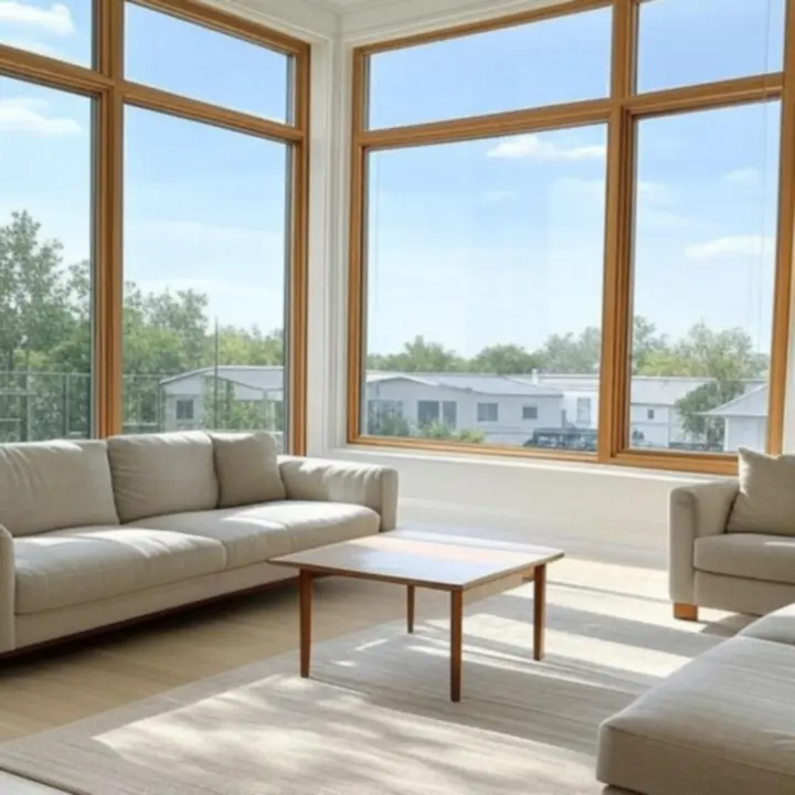 Okno drewniane sosnowe premium