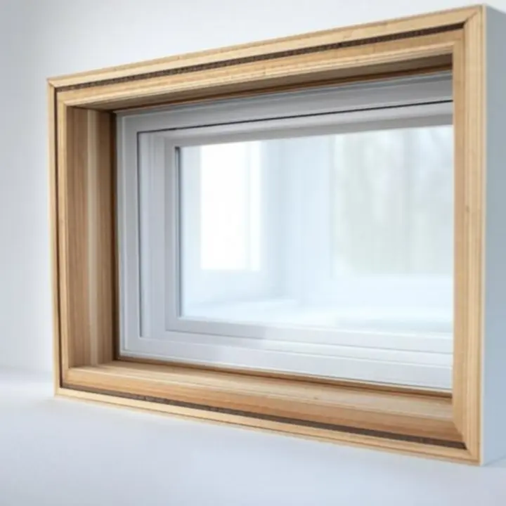 Przekrój materiałów stosowanych w nowoczesnych profilach okiennych Windoryxa